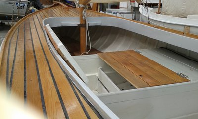 A wet box on an early sailing fishing boat