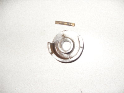 this gets re-fitted after the cover. the drive spring locates into this.